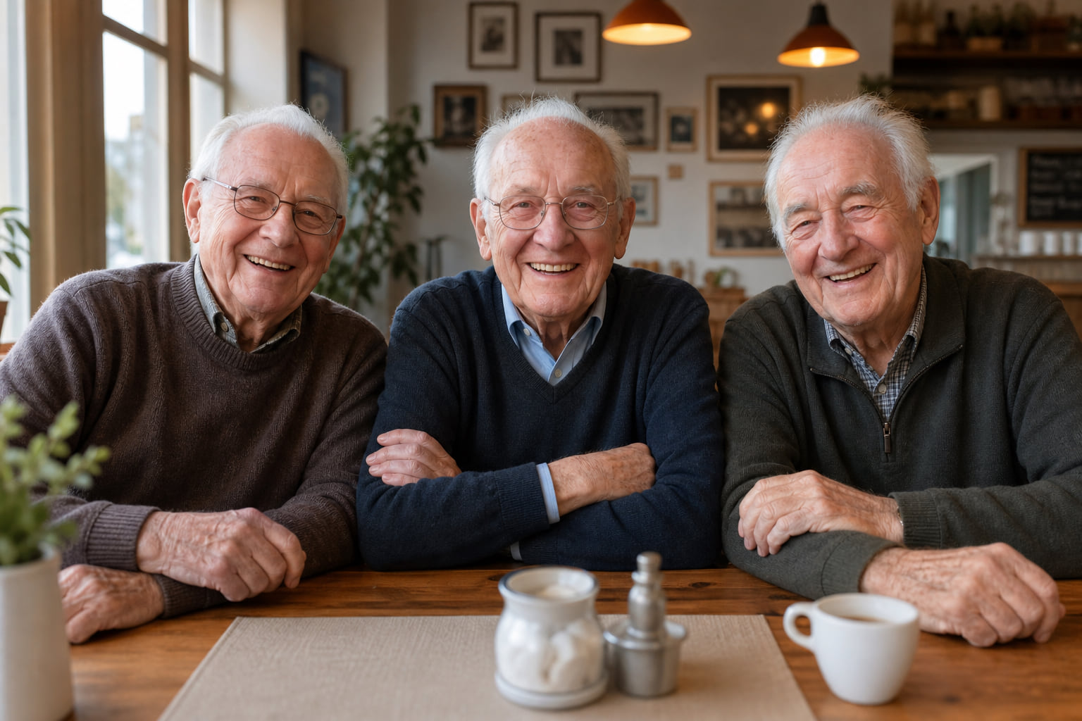 85 Jahre Freundschaft: Diese drei Schulfreunde aus Ockstadt machen es einfach vor!