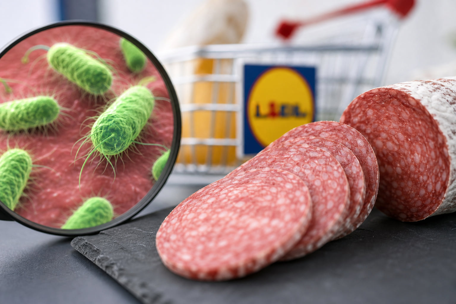 Achtung, Frankfurt! Lidl ruft Rindersalami wegen E.-coli-Bakterien zurück