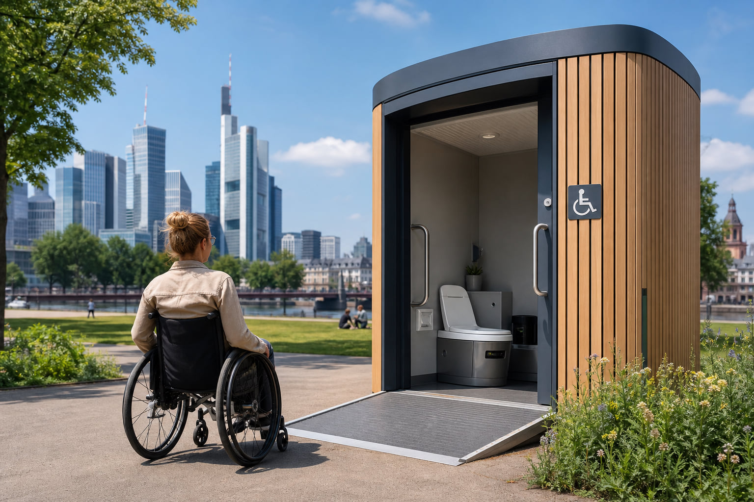 Kostenlos & barrierefrei: Frankfurt bekommt acht neue Komposttoiletten!
