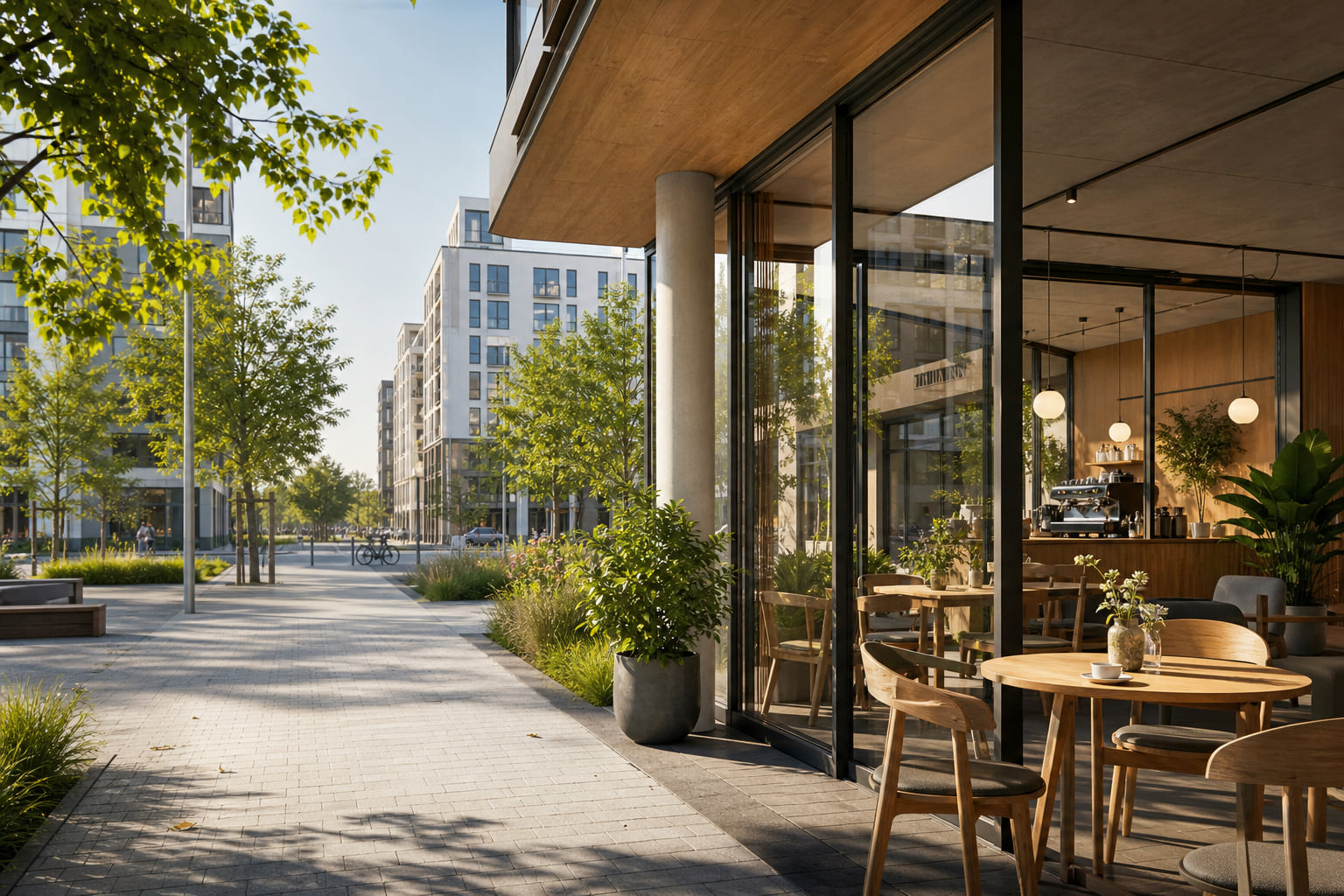 Neues Quartierscafé am Ben-Gurion-Ring: Eröffnung Ende 2027 geplant!