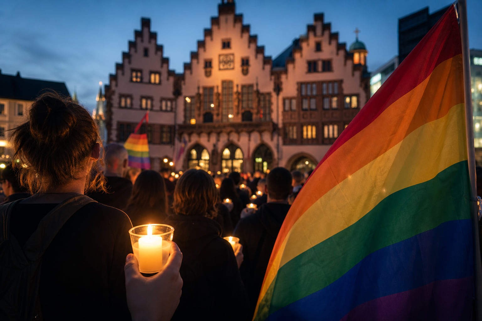 Nach Angriff beim CSD Berlin: Mahnwache heute Abend am Frankfurter Römer