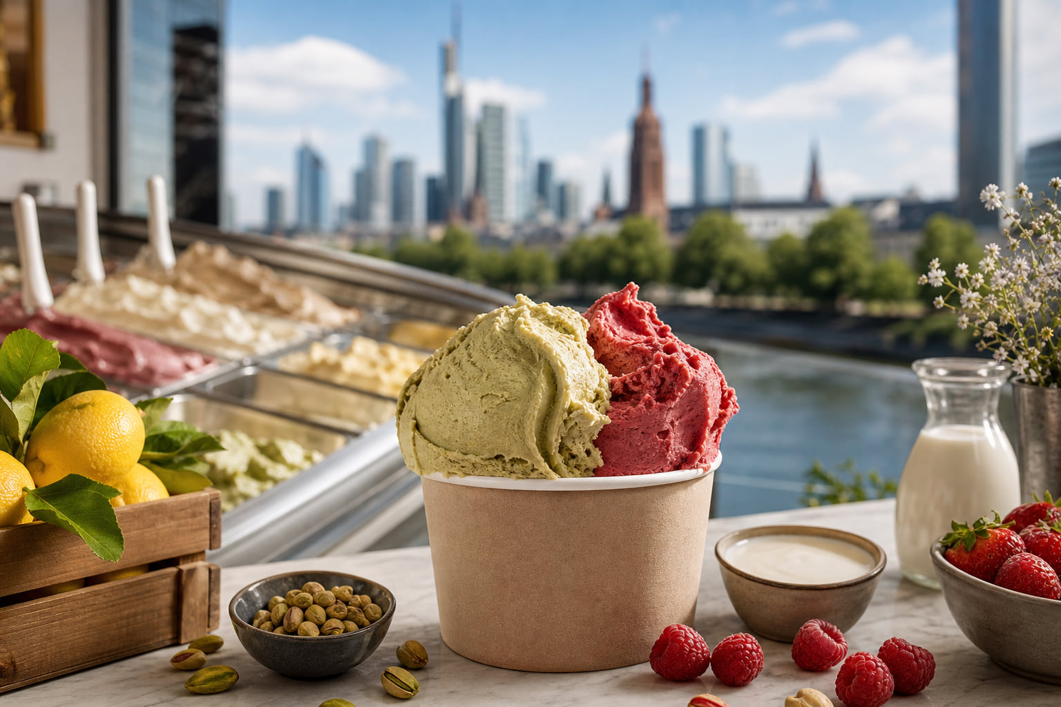 Gelato statt Spaghetti-Eis: La Romana Dal 1947 eröffnet in Frankfurt!