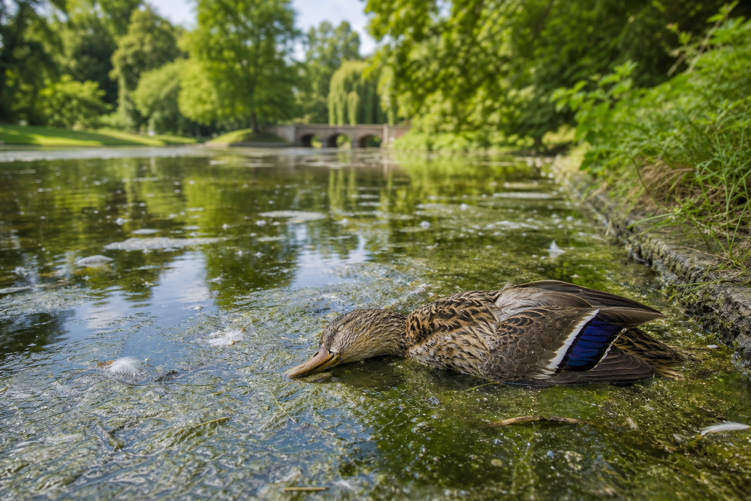 Enten sterben im Höchster Stadtpark – Botulismus-Verdacht alarmiert Frankfurt
