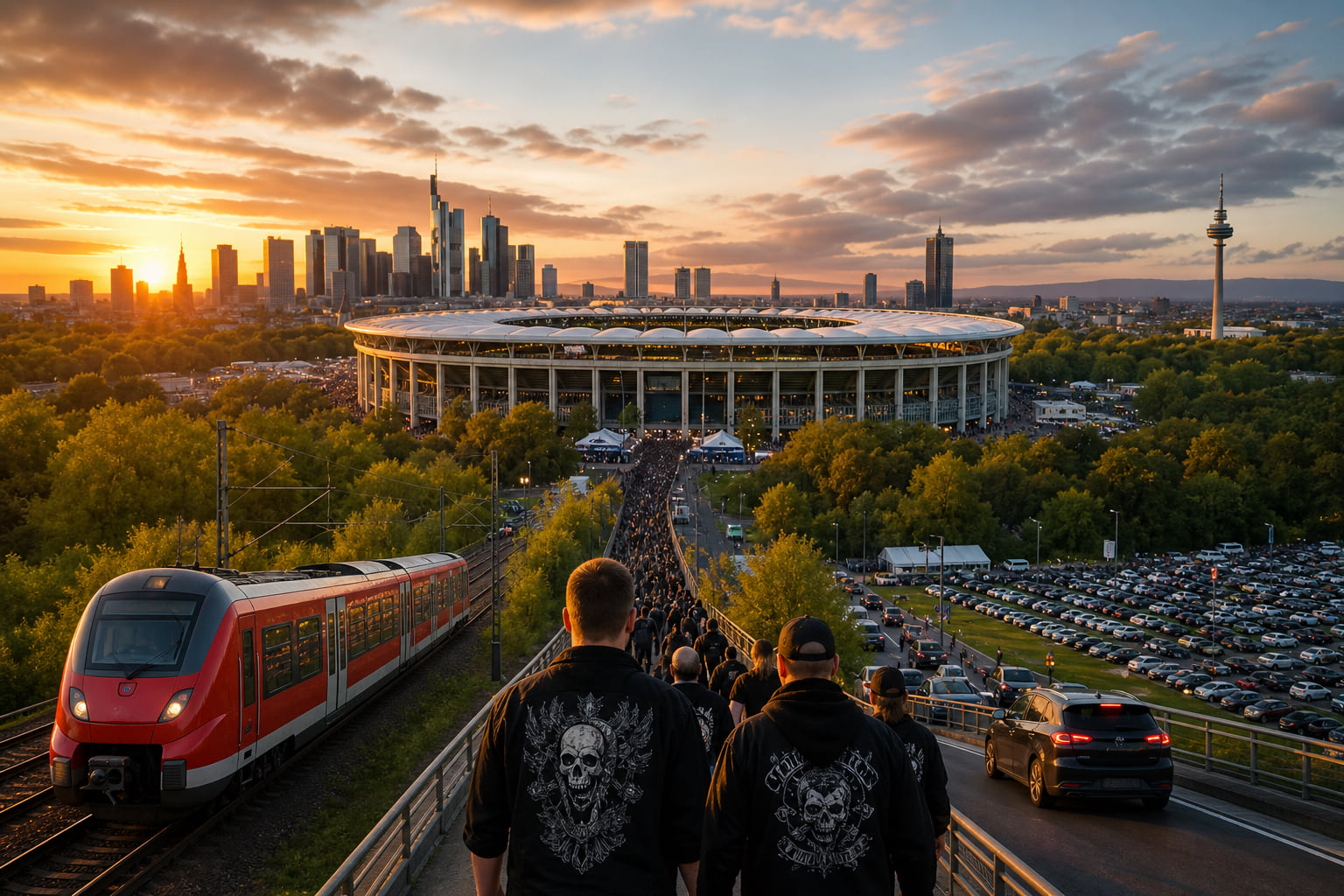 Böhse Onkelz Frankfurt: Bahnsperre läuft – das sind die neuesten Infos zur Anreise!