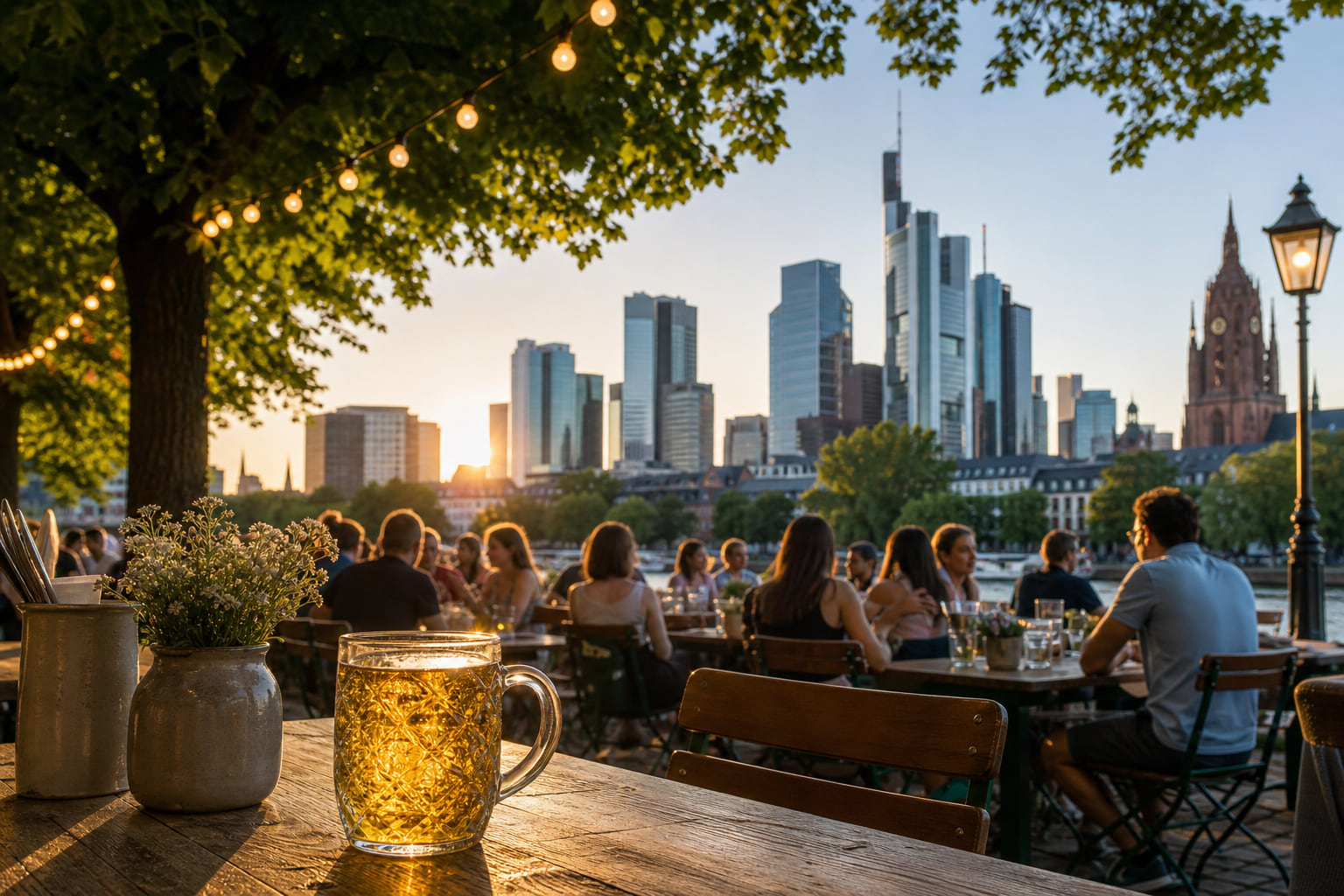 Sommer in Frankfurt: 11 Biergärten, die ihr kennen müsst!