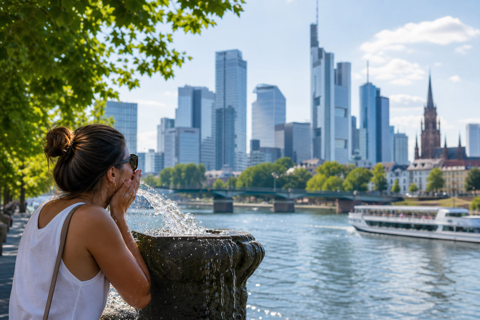 Zu heiß in Frankfurt? Die besten Orte zum Abkühlen im Sommer!