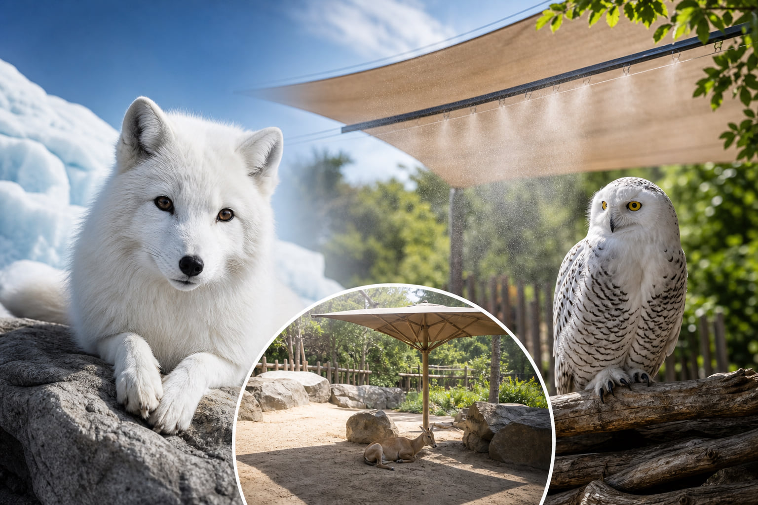 Hitzewelle im Zoo: So schützt der Opel-Zoo in Kronberg seine Tiere!