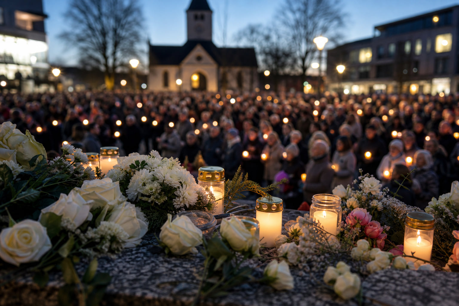 Kelkheim trauert: 500 Menschen gedenken getöteter 58-Jähriger