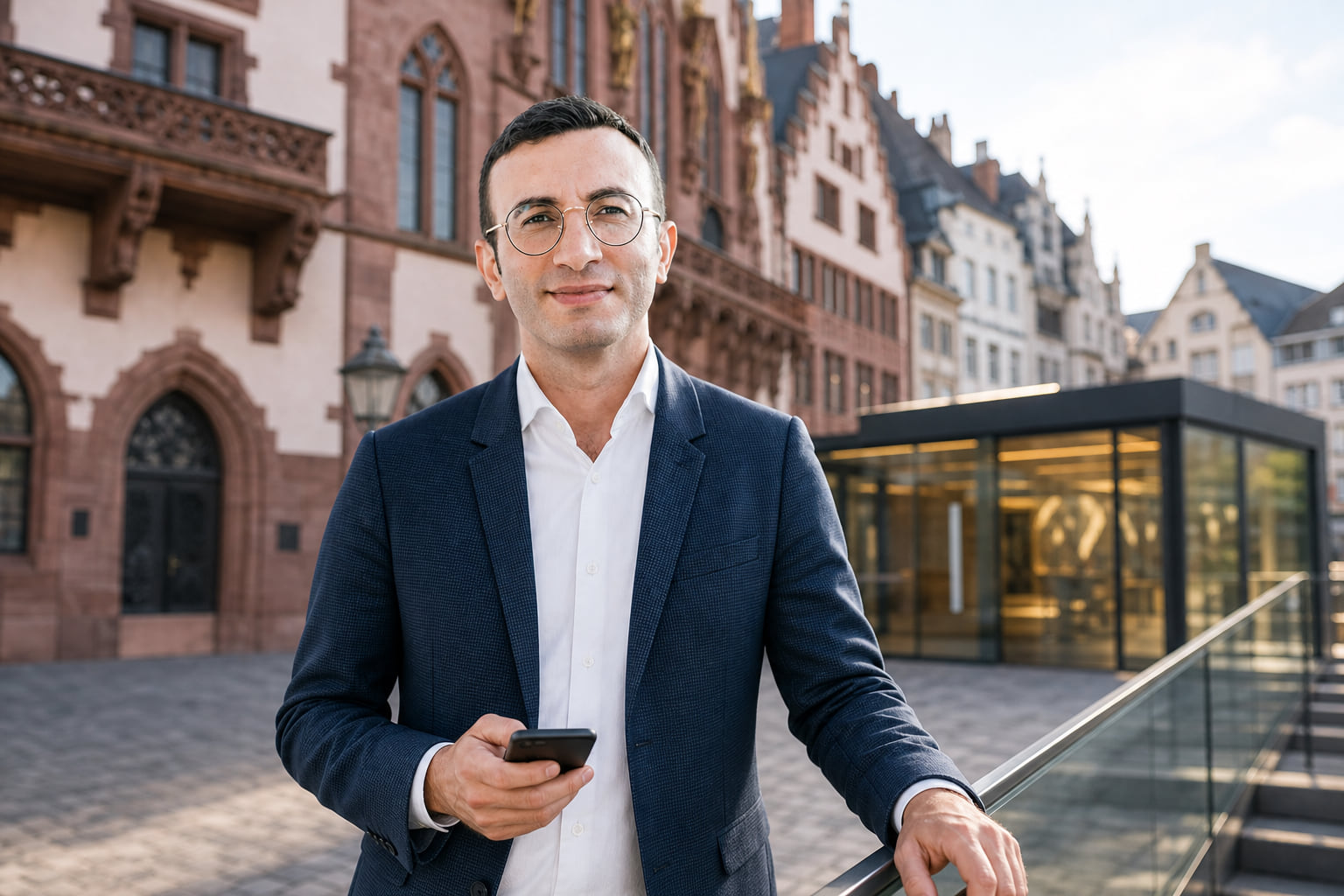Römer ohne Rampe: Neue Tourist-Info in der Neuen Altstadt macht Frankfurt barrierefrei