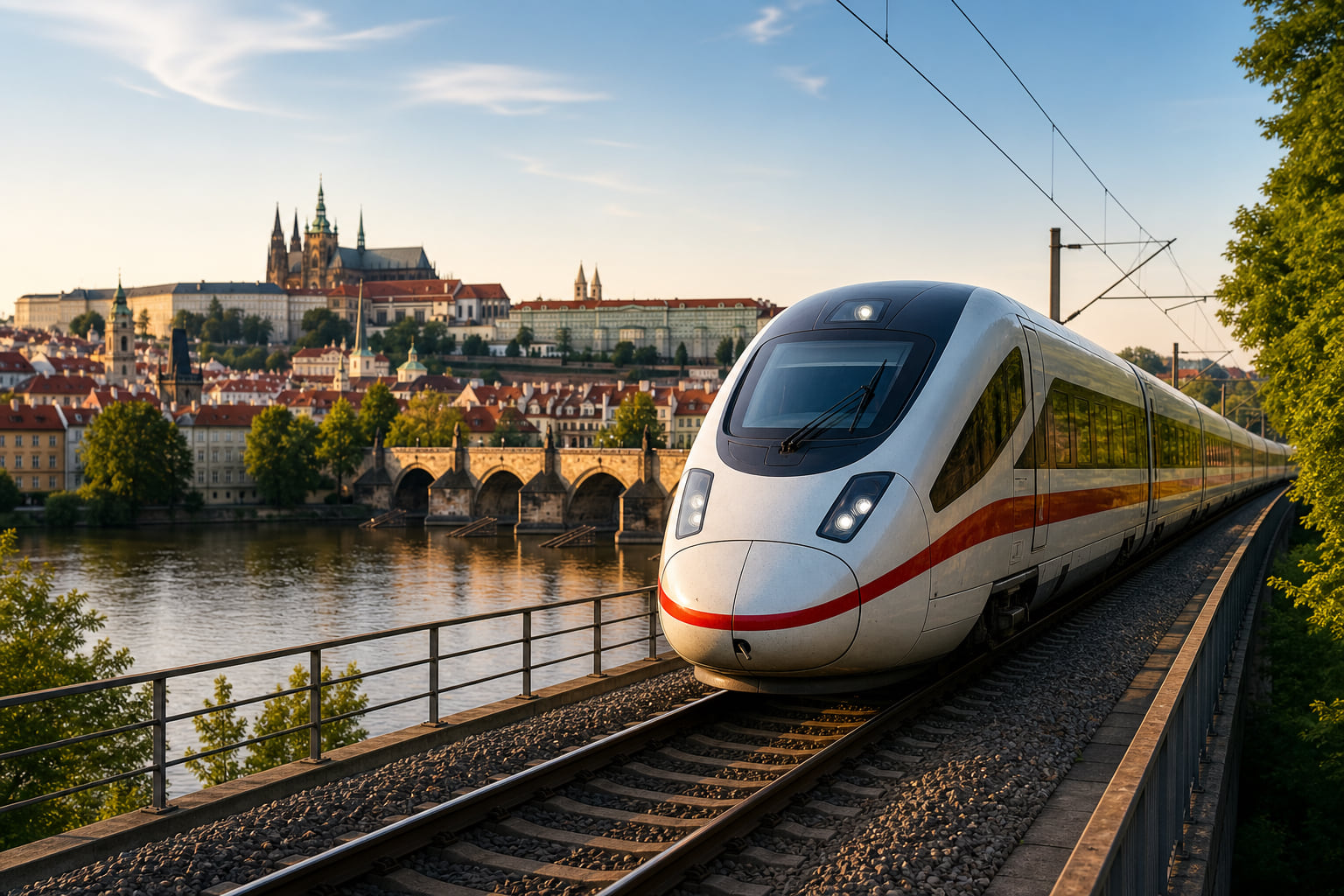 Neue Direktverbindung ab Frankfurt: Mit dem Zug für 10 Euro nach Prag!