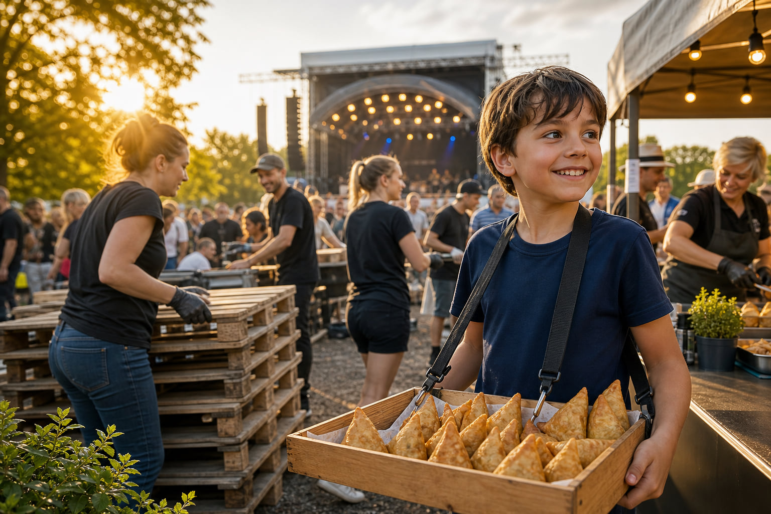 Flörsheimer Open Air zum 49. Mal: 130 Helfer, Samosa und ein Neunjähriger mit Bauchladen
