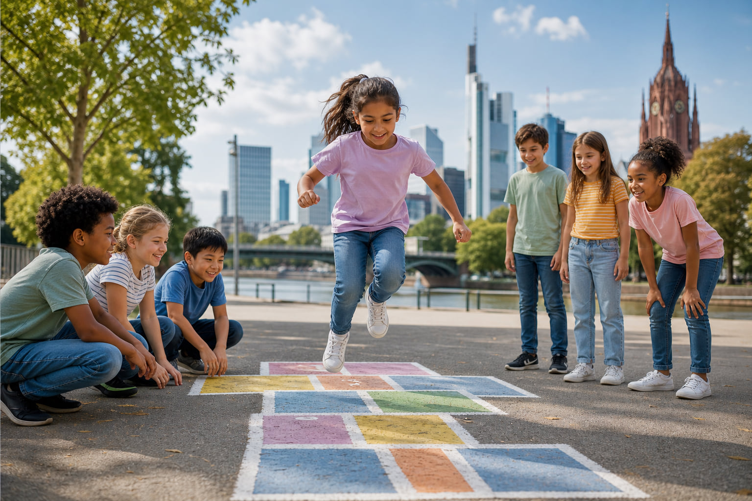 Deutschsommer: 150 Frankfurter Kinder lernen Deutsch mit Spaß und Theater