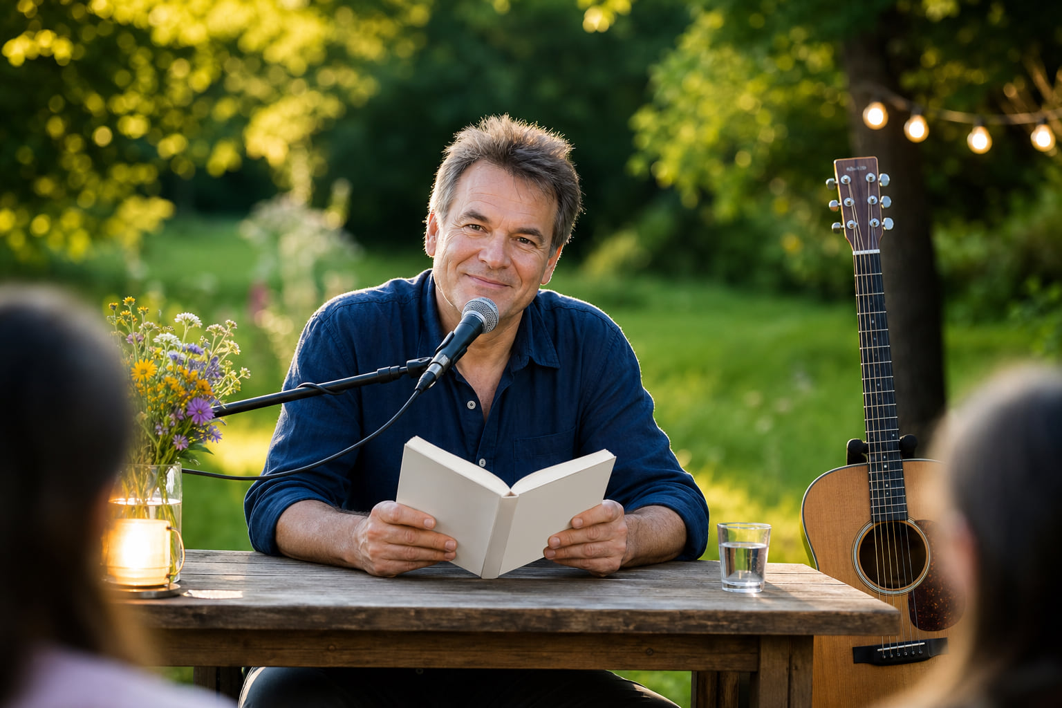 Lesung mit Musik: Martin Guth bringt „Meine Frau, ihr Mann und ich" auf die Gartenwiese