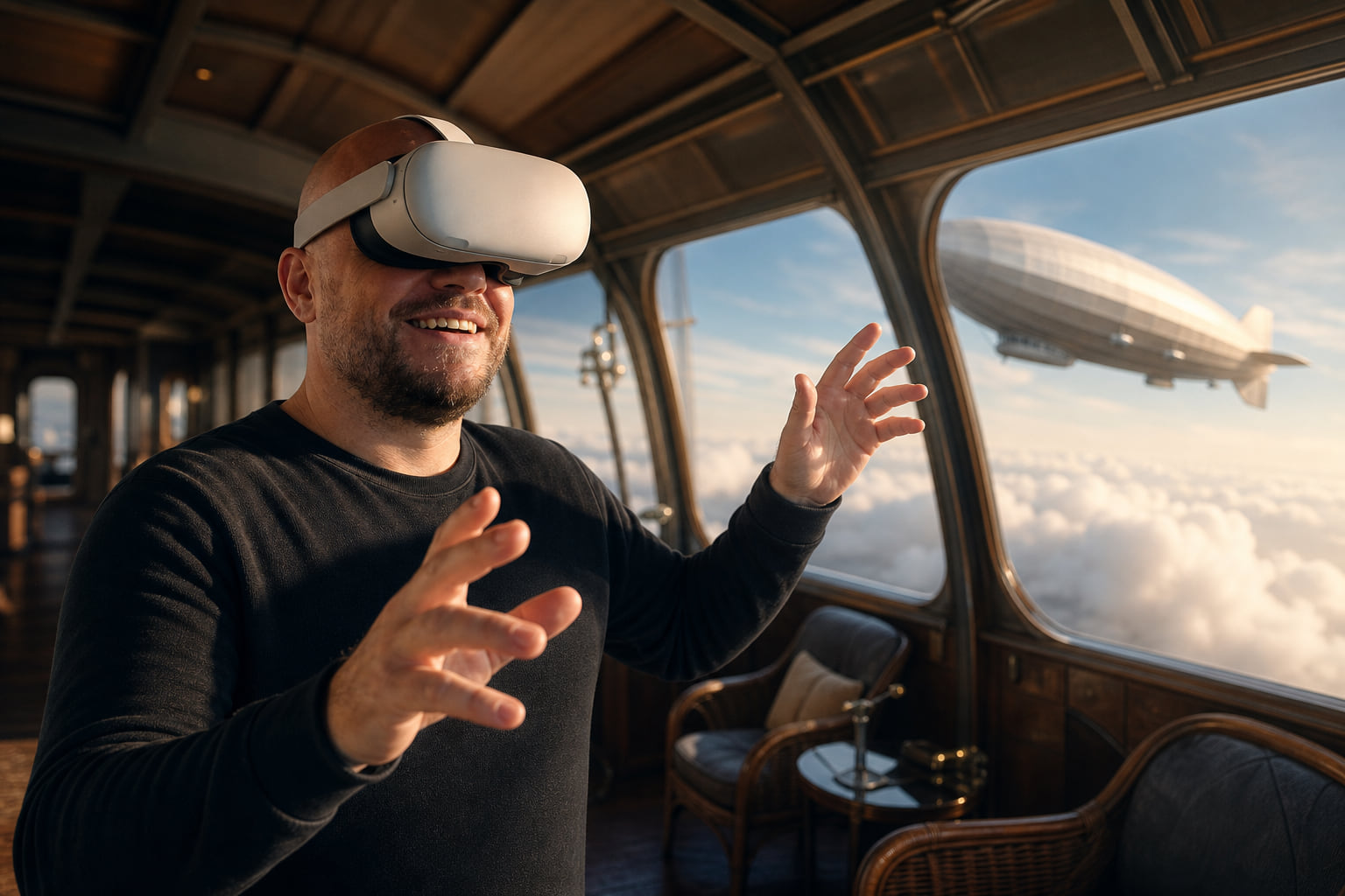 Per VR-Brille in den Zeppelin: Dieses Museum in Frankfurt macht's möglich!
