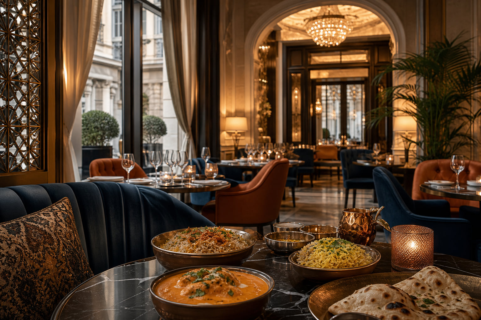 Bombay Brasserie im Taj Hessischer Hof: Indische Küche trifft Frankfurter Grandhotel-Charme