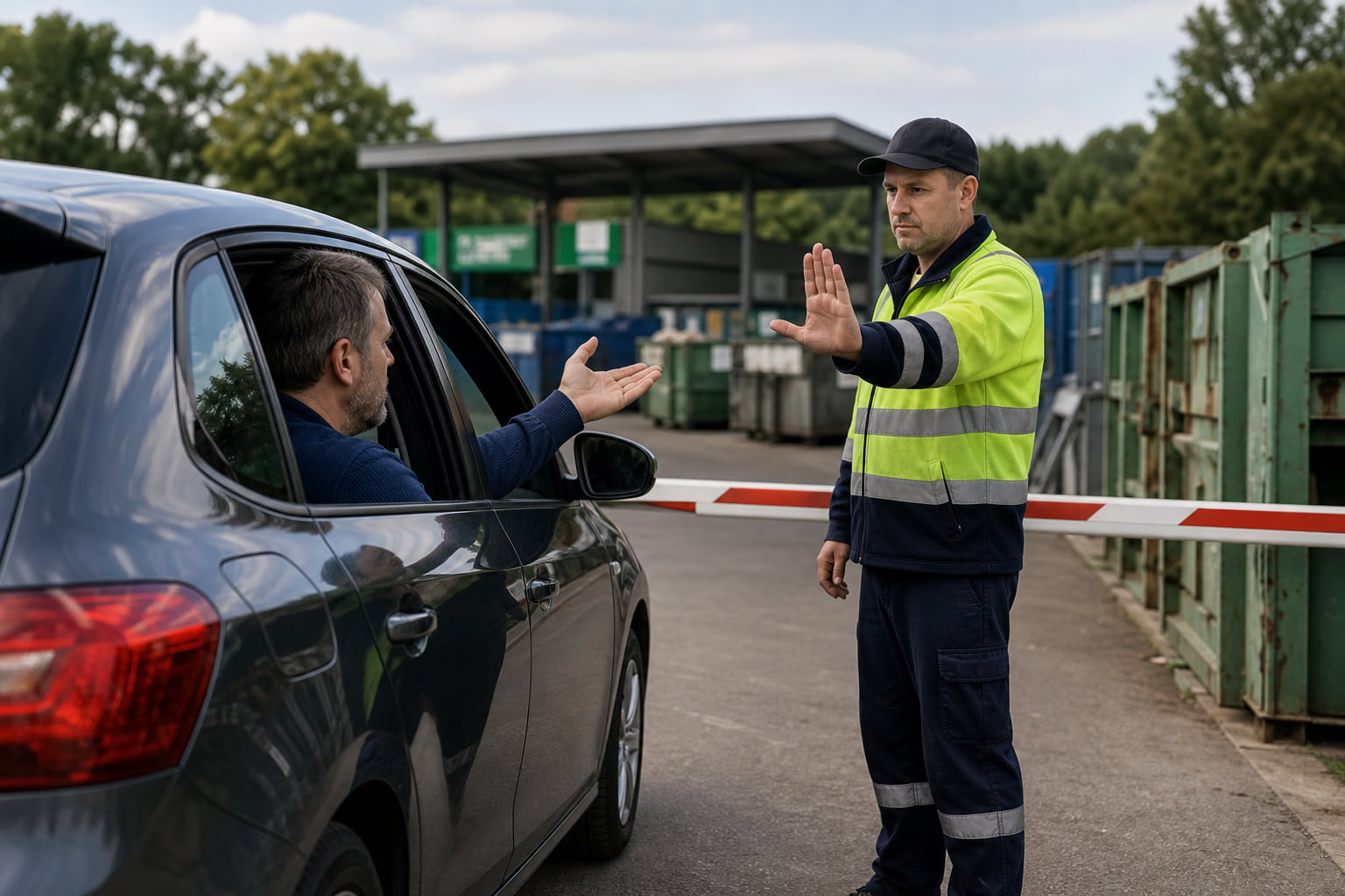 Ärger am Wertstoffhof: Zweitwohnsitz-Bürger abgewiesen – Stadt reagiert