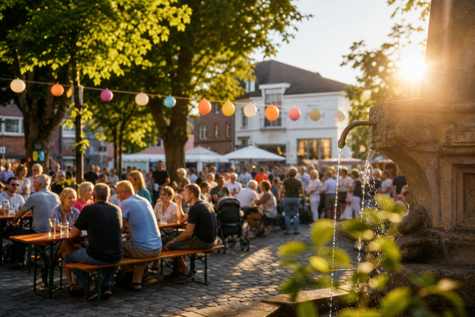 Brunnenfest in Gronau: Am „Dalles