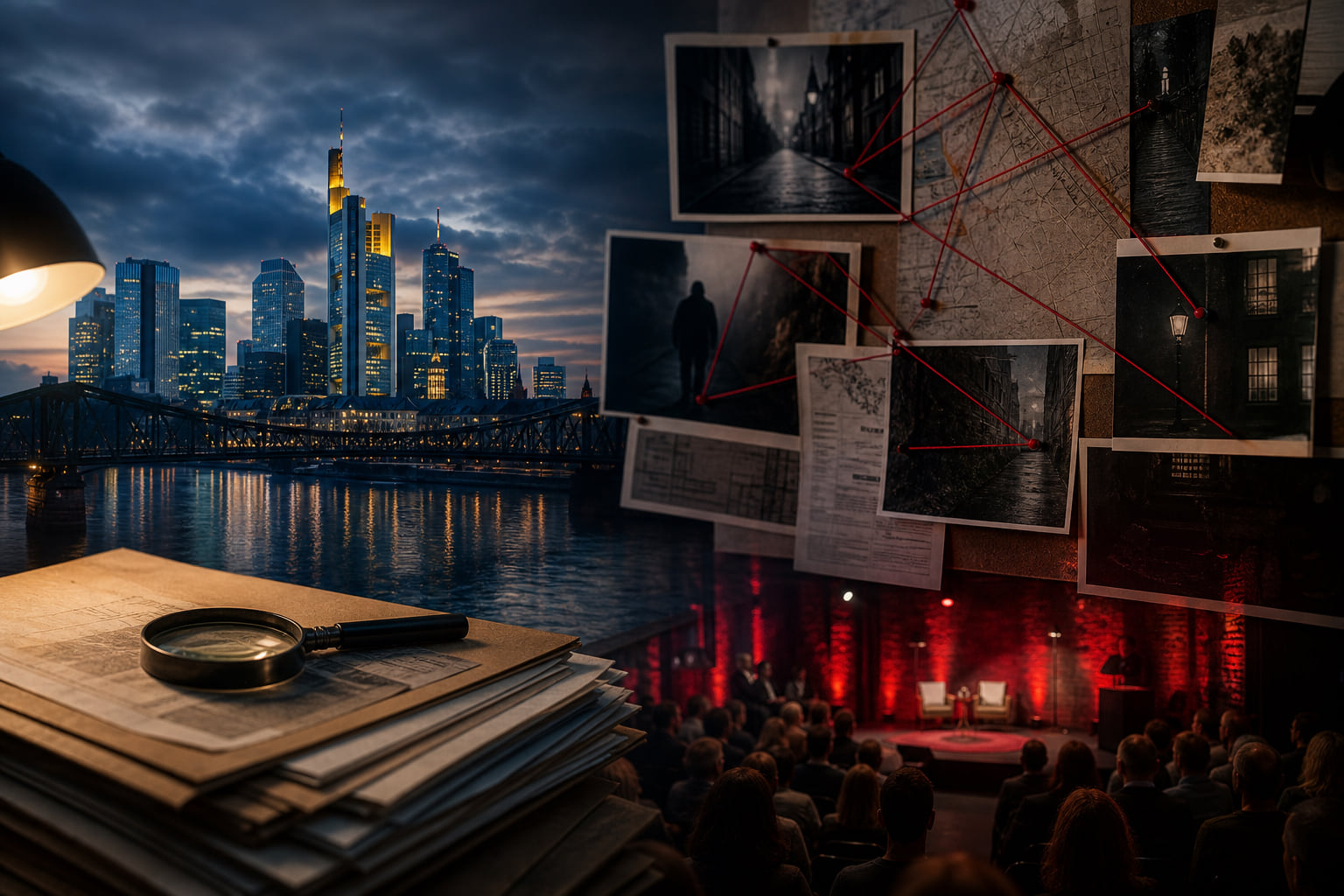 True Crime live in Frankfurt: Die Crime Night rollt echte Kriminalfälle auf!