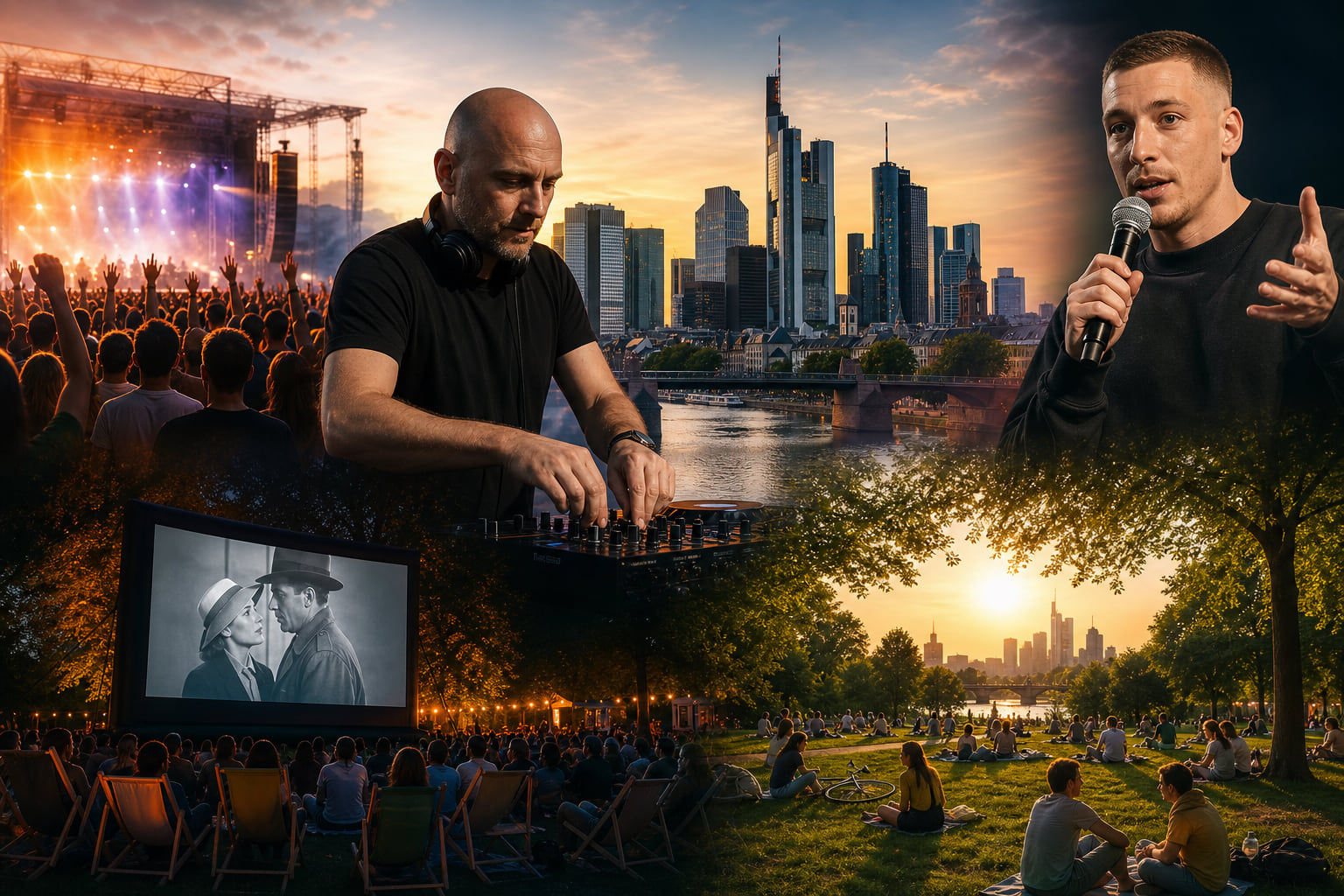 Sommer 2026 in Frankfurt: Festivals, Open-Air-Kino und freier Eintritt im Park!