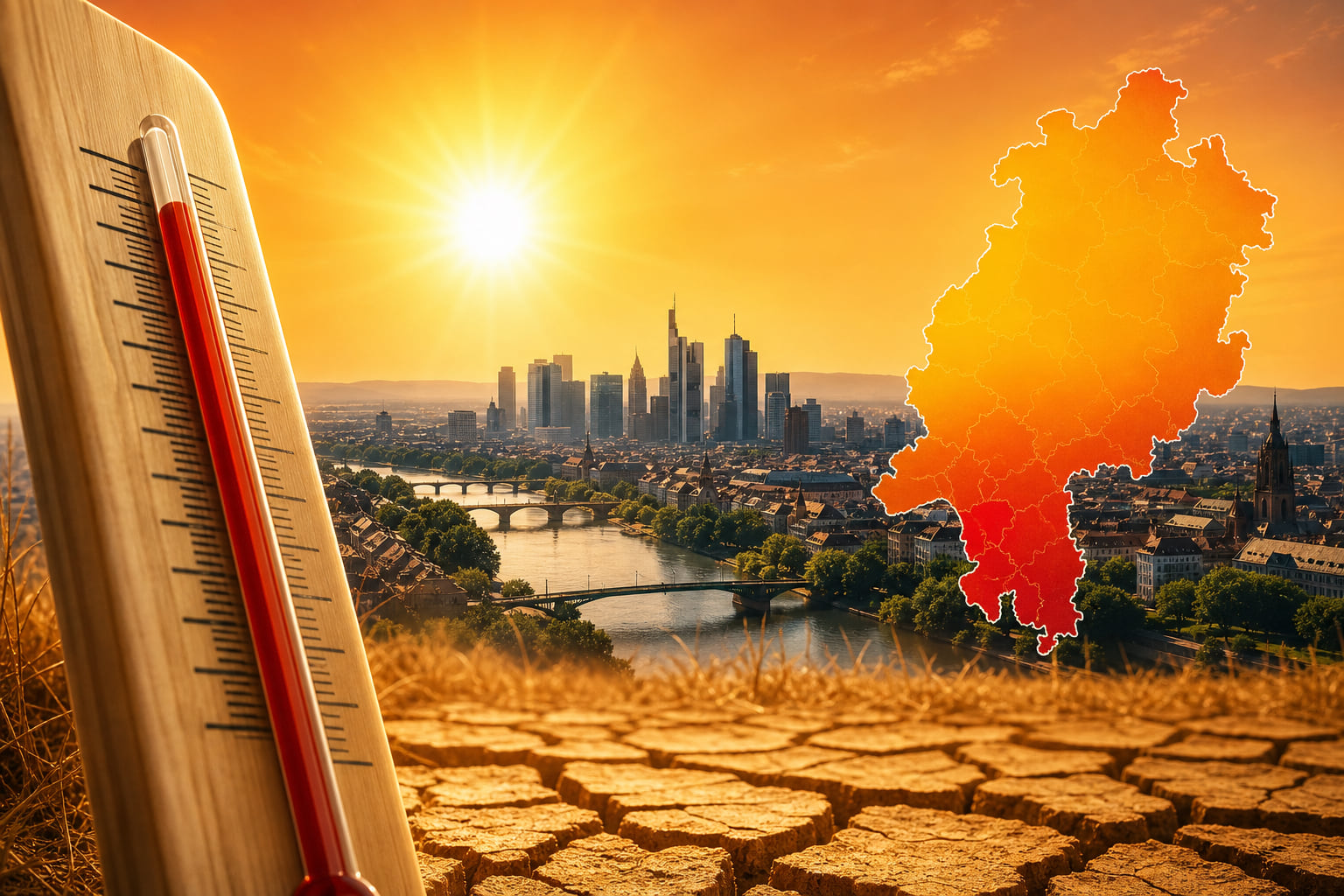 Hitzewelle in Hessen: Am Donnerstag sind 40 Grad möglich!