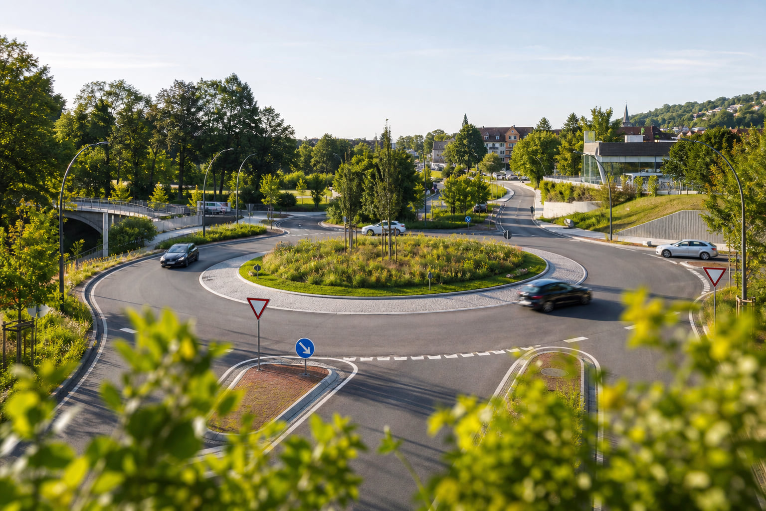 Tannenmühlkreisel: Kein Unfallschwerpunkt mehr – neue Verkehrsführung bleibt!