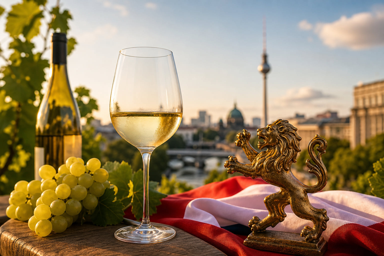 Hessenfest in Berlin: Wein, Witz und das neue Löwen-Logo