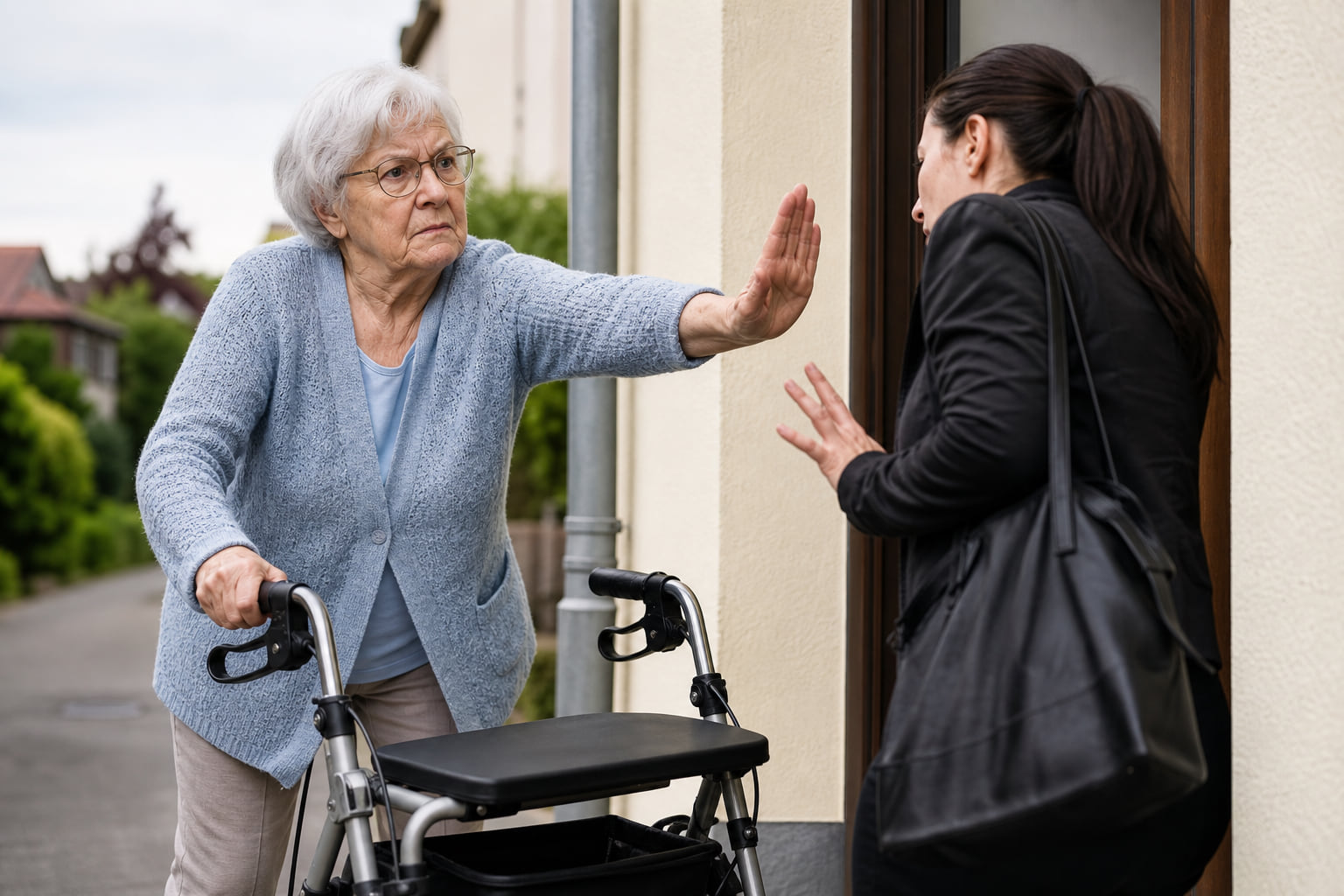 Maintal: Rollator stoppt Trickdiebin – Seniorin schlägt zurück!