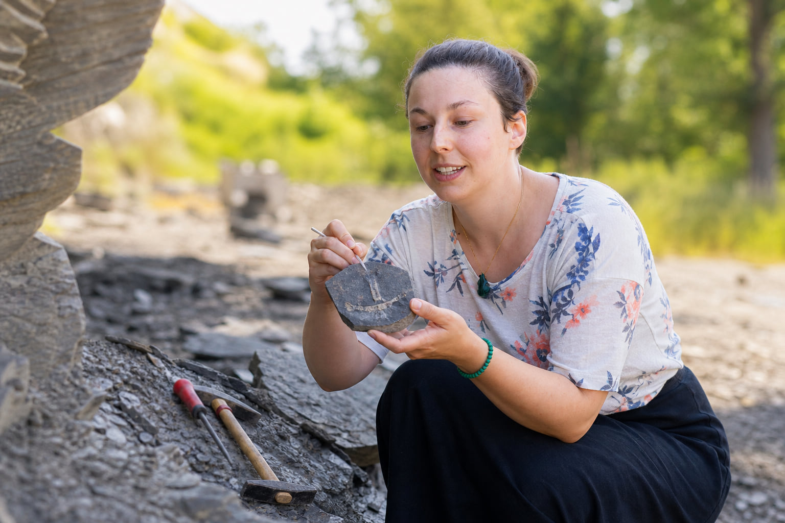 Grube Messel: Fossilien selbst ausgraben und mit nach Hause nehmen!