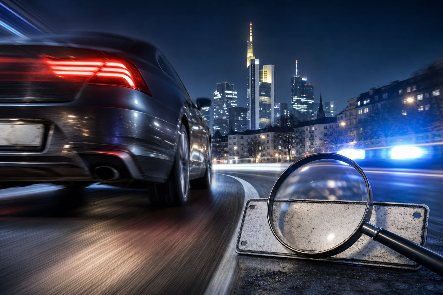 Raser in Frankfurt-Eckenheim flüchtig – Polizei sucht Zeugen!