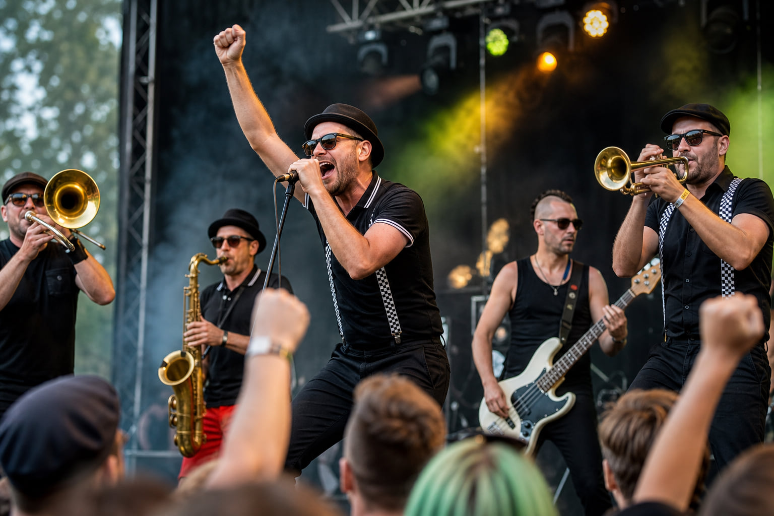 Ska, Brasspunk und Anti-Faschos-Texte: Fellaws Kingdom rocken das Stoffel-Festival
