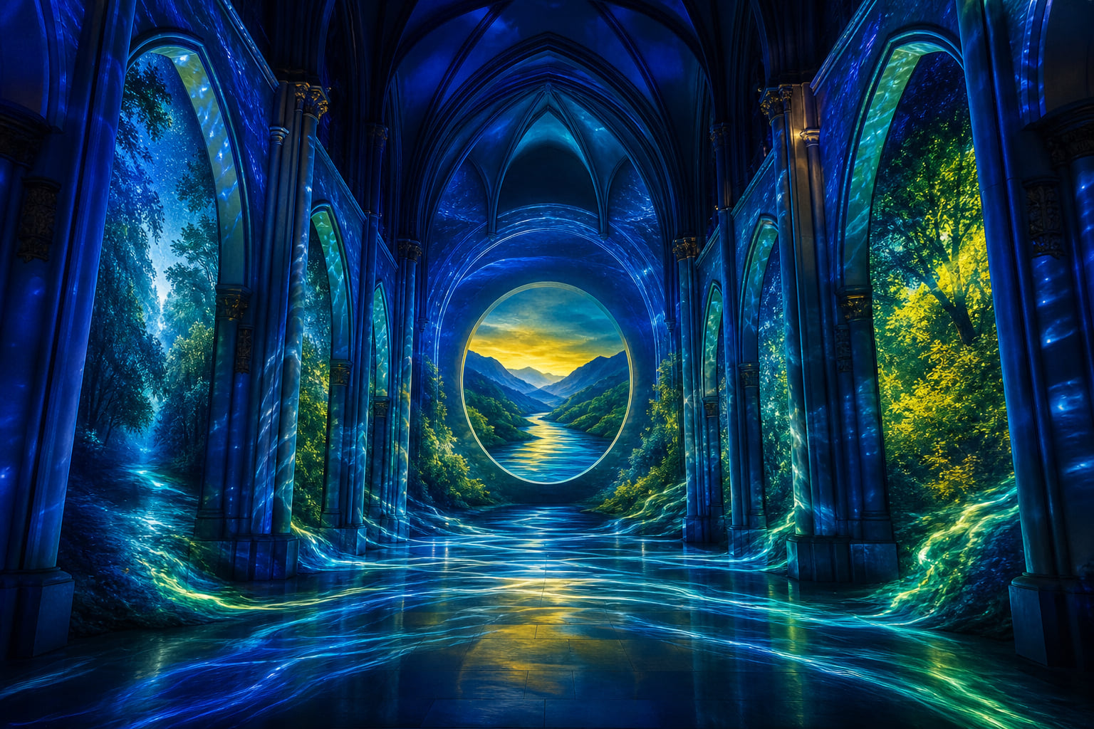 FLOW: Die immersive Lichtshow in der Dreikönigskirche – Klassik trifft Elektro!