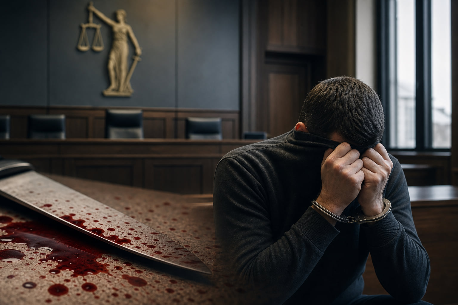 Lebenslang! Frankfurter Landgericht verurteilt 37-Jährigen wegen Mord mit 75 Messerstichen