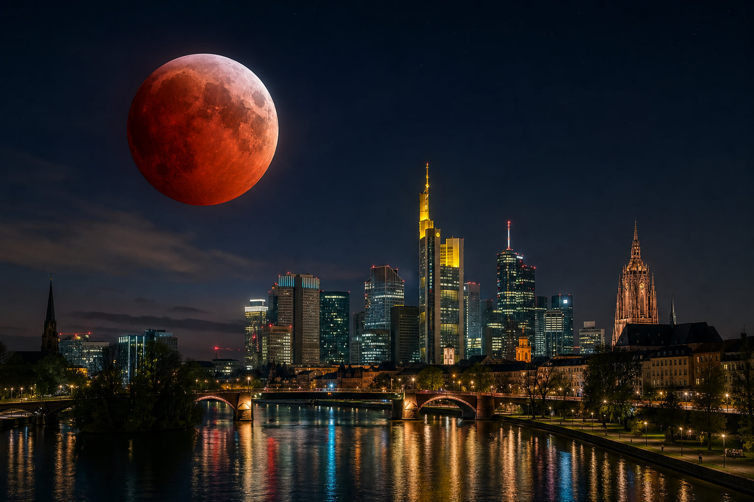 Mondfinsternis verpasst? Wann der nächste Blutmond über Frankfurt leuchtet