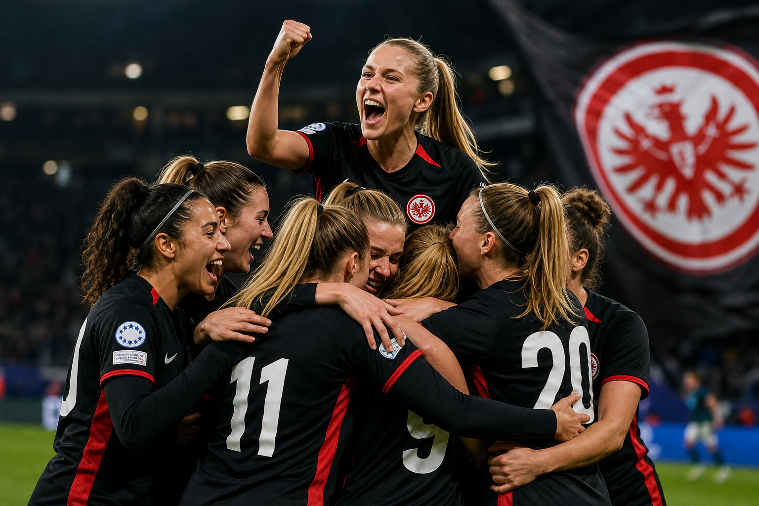 8:0 gegen Nikosia! Eintracht Frankfurt Frauen marschieren ins Finale