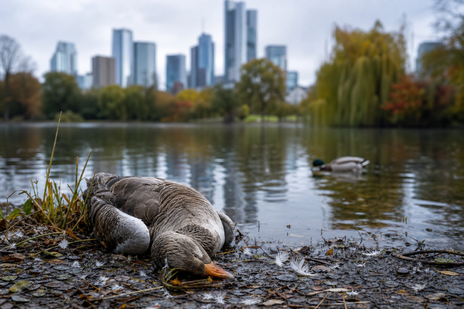 Tote Wasservögel in Frankfurt: Stadt vermutet Gift in Stadtparkgewässern
