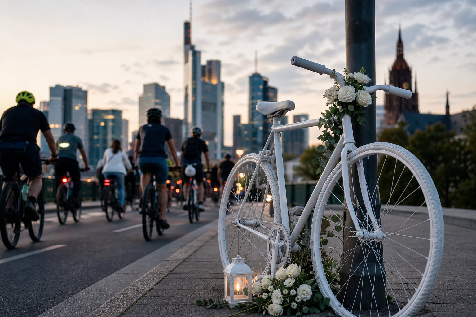 Ghostbike Nr. 22 für Frankfurt: Gedenkfahrt am 15. August 2026