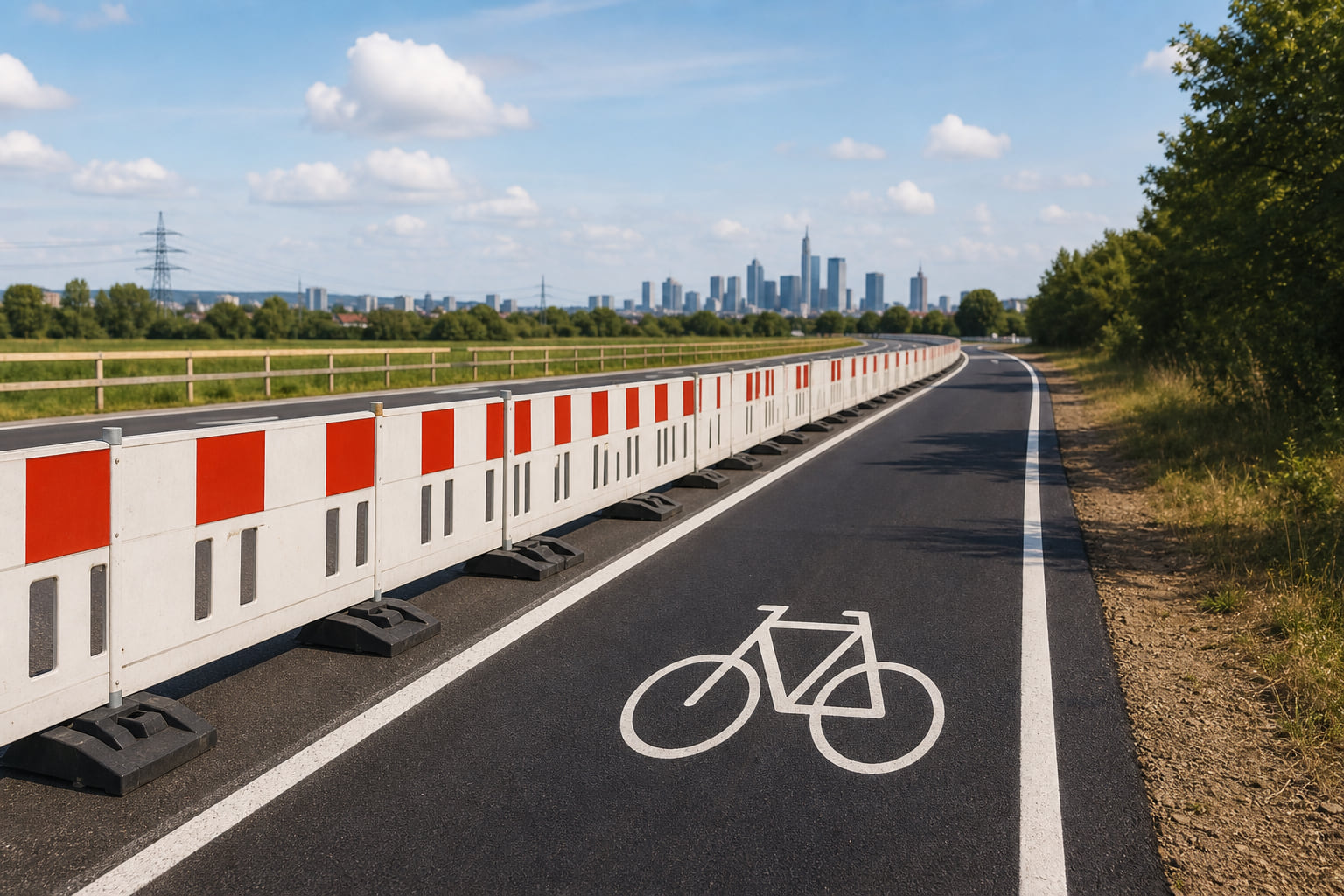Neuer Radweg zwischen Sossenheim und Eschborn: Endlich freie Fahrt!