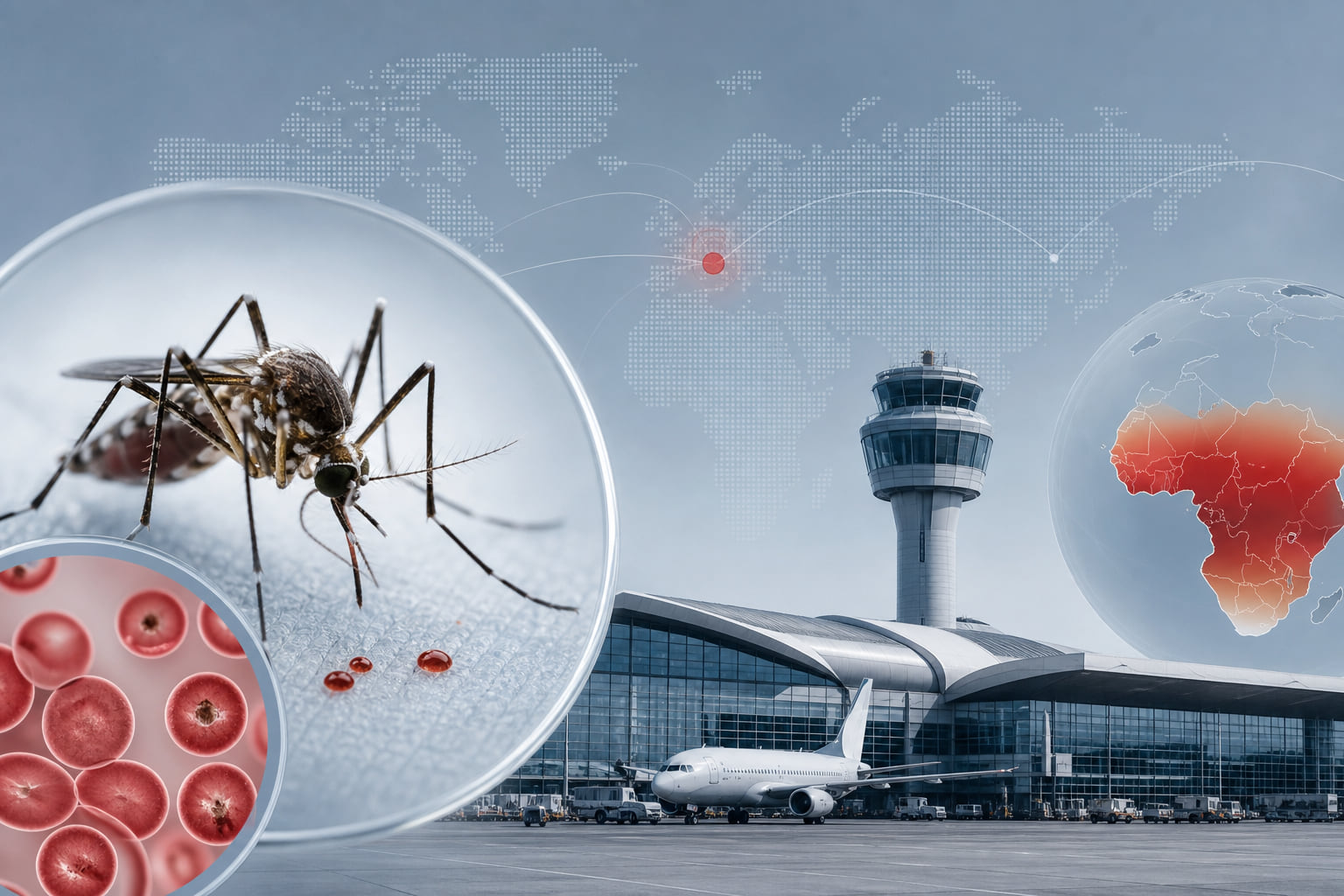 Malaria am Frankfurter Flughafen: Sechs Infizierte, ein Toter – was ihr wissen müsst