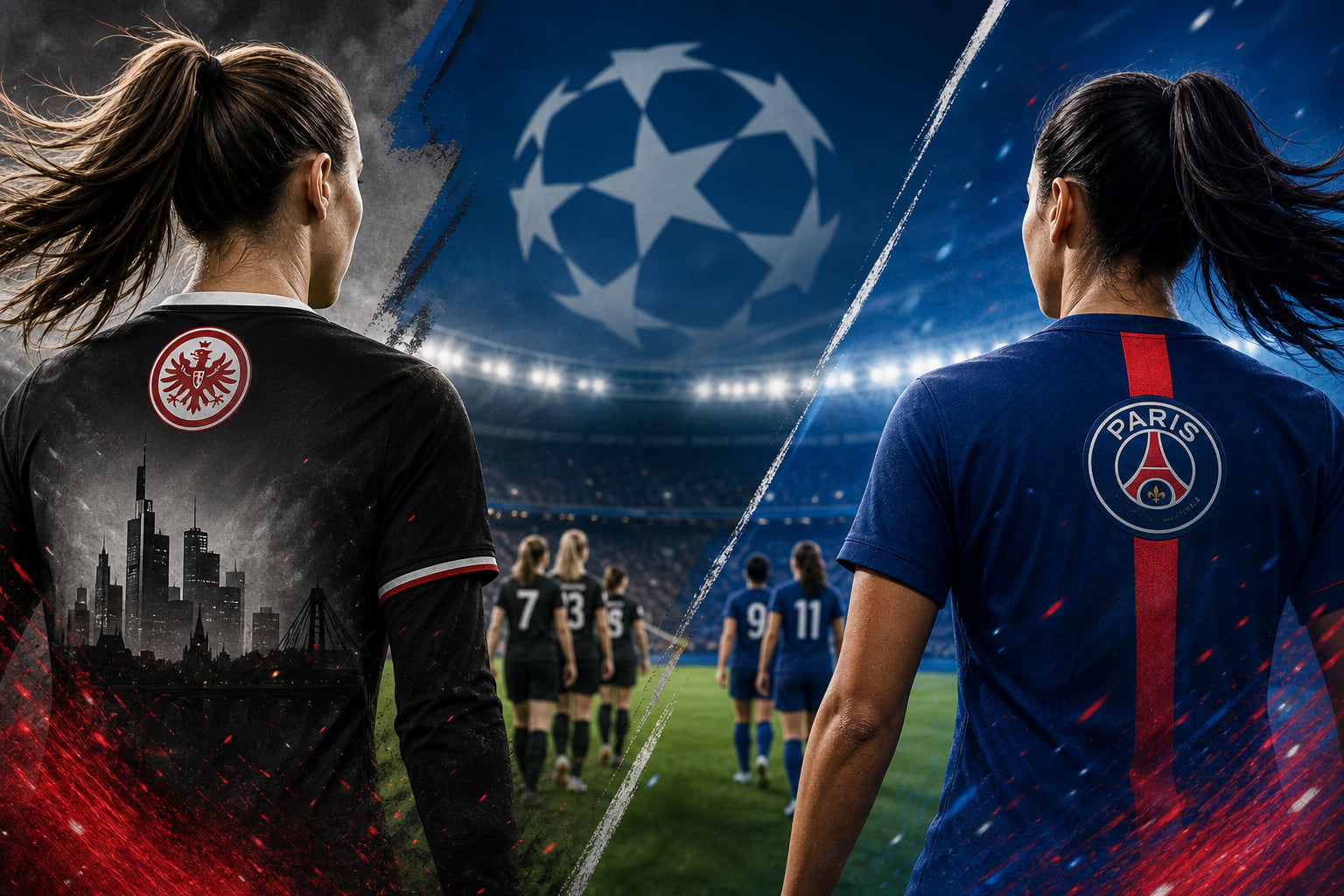 Champions-League-Play-offs: Eintracht Frankfurt Frauen treffen auf Paris Saint-Germain!