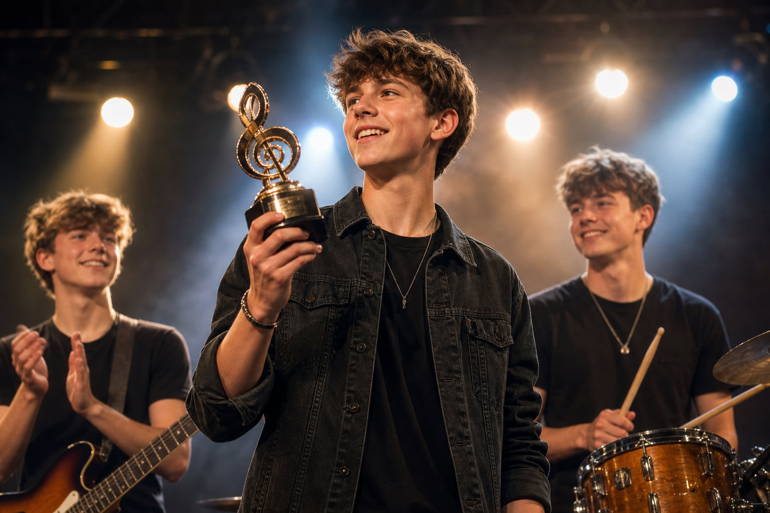 16-Jähriger aus Ortenberg räumt bundesweiten Musikpreis ab – mit dem „Rockytrio