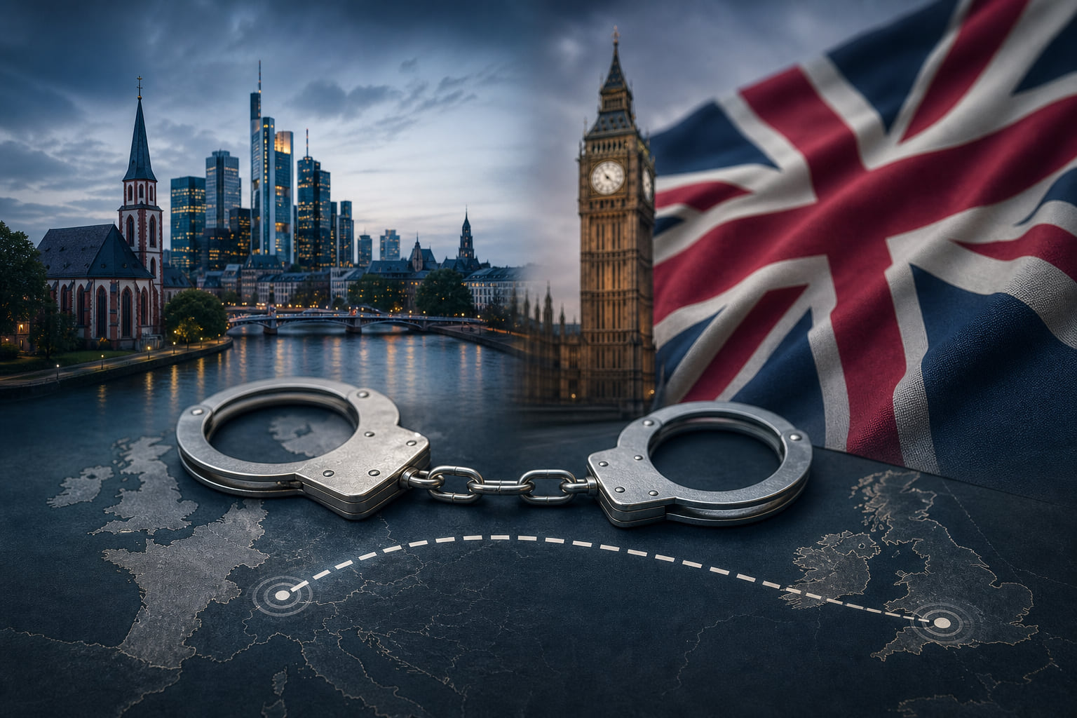 Tötungsdelikt in Frankfurt-Nied: Tatverdächtiger in Großbritannien festgenommen