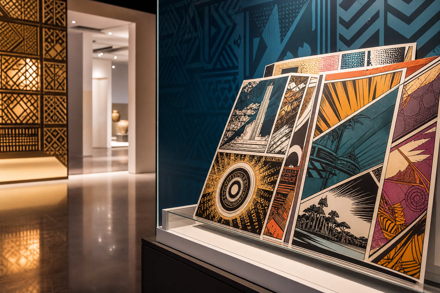 Afrikanische Comic-Heldinnen im Weltkulturenmuseum Frankfurt