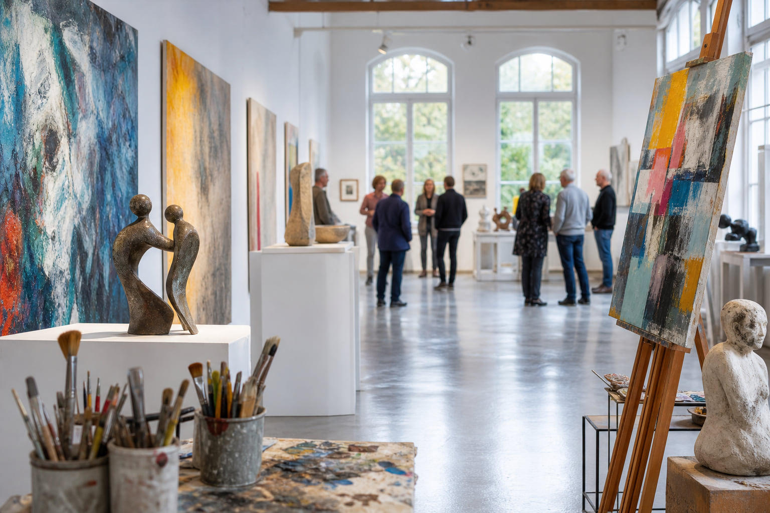 Kunstfest in Bad Salzhausen: Werkforum feiert Jubiläum mit 16 Künstlern aus den eigenen Reihen