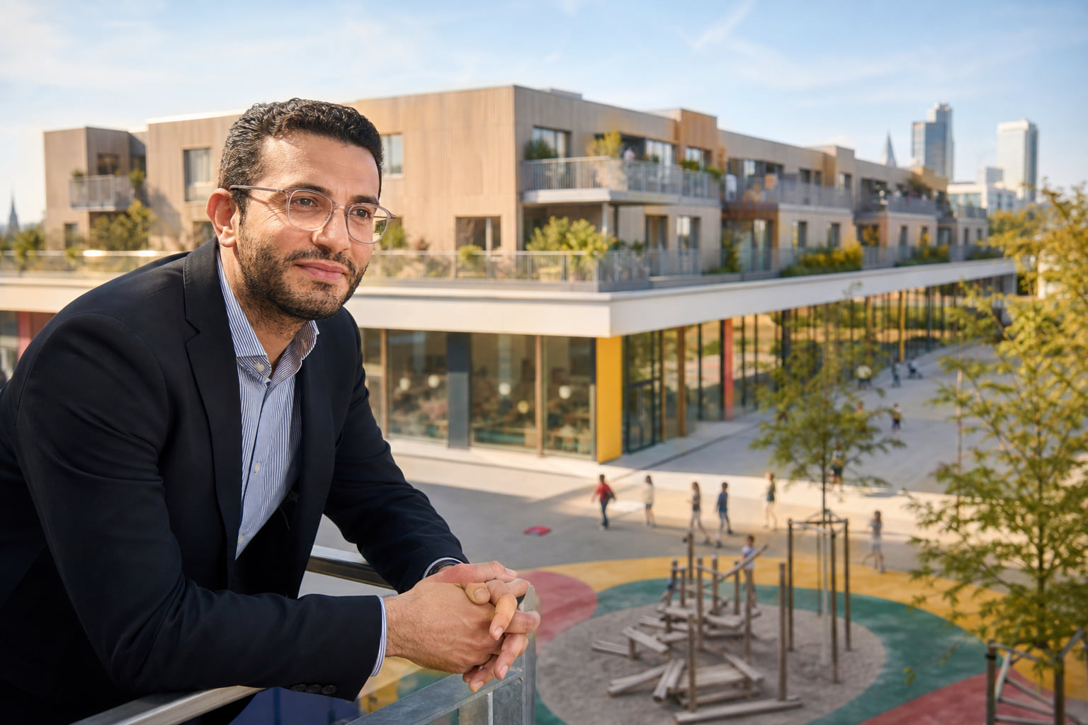 Hybridschule im Schönhofviertel: Lernen unten, Wohnen oben – Frankfurt macht's vor!