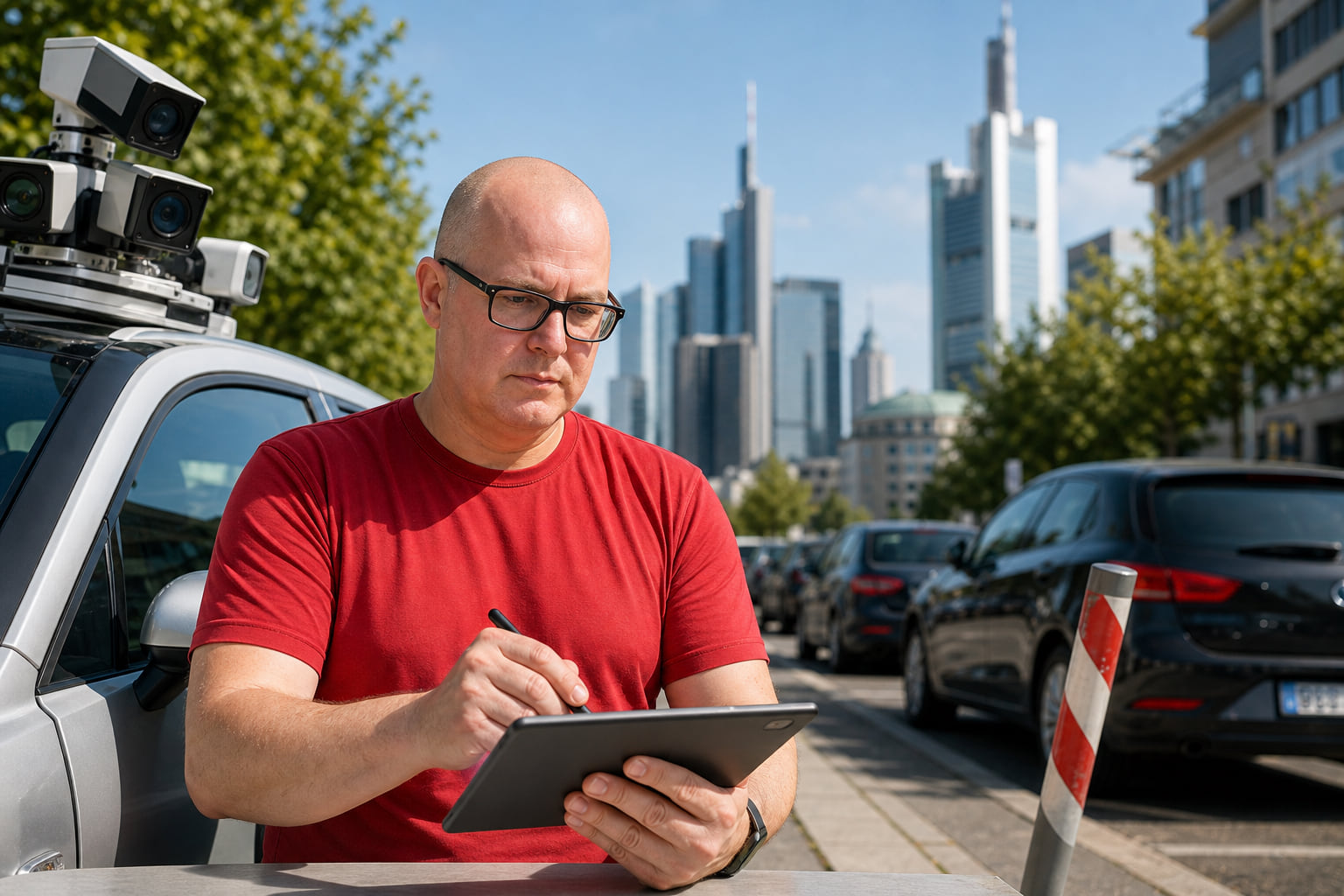 Scancars gegen Falschparker: Frankfurt testet digitale Parkraumkontrolle