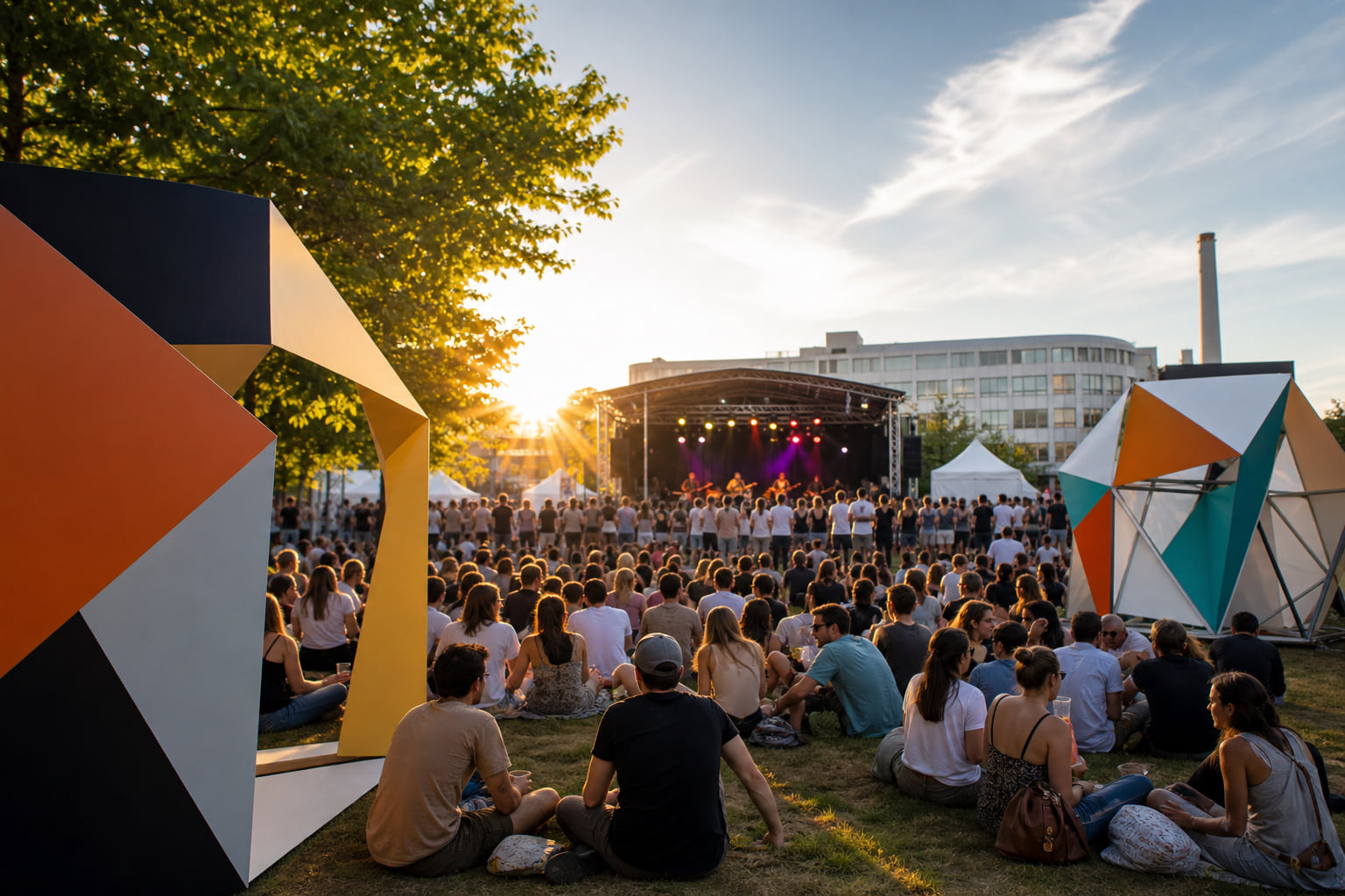 Module-Festival Frankfurt: Vier Tage Musik, Design und Spaß – kostenlos auf dem Campus Bockenheim!