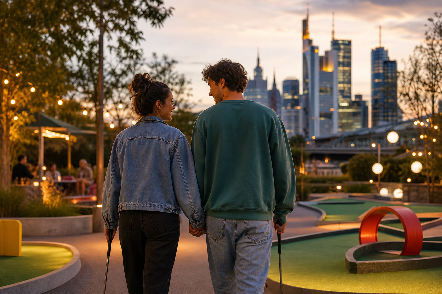 Kleines Loch, große Gefühle: Der Minigolfplatz an der Nidda ist Frankfurts neuer Dating-Hotspot