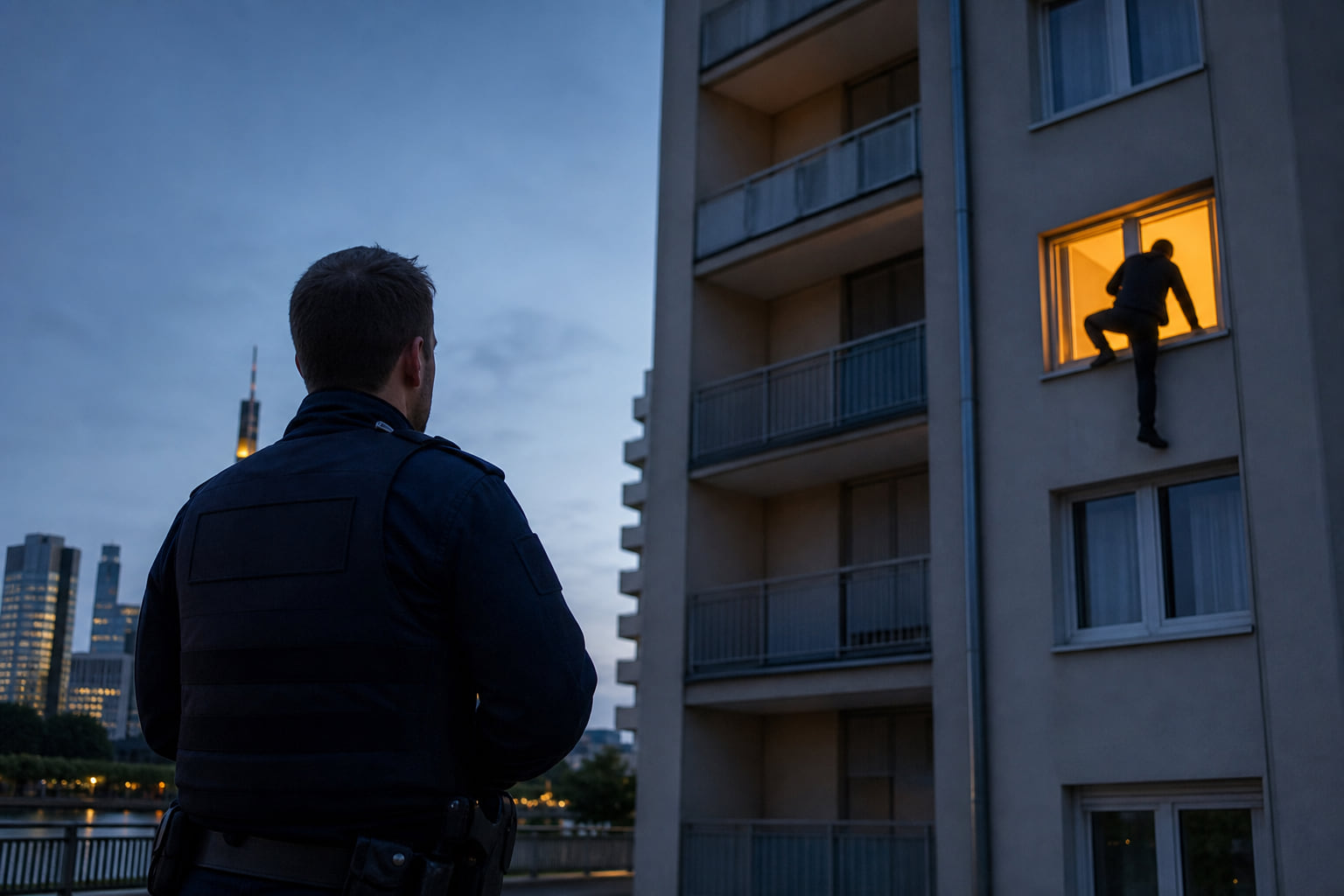 Einbruch in Sachsenhausen: Täter klettern in den 7. Stock – Polizei sucht Zeugen!