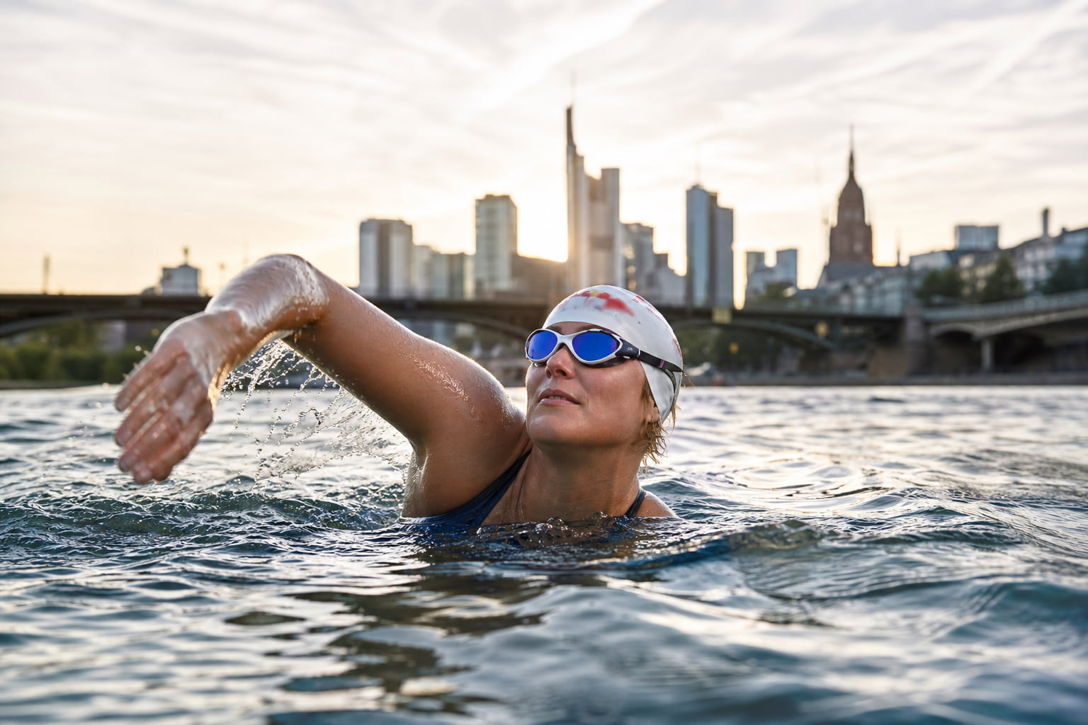 Nathalie Pohl hat's geschafft: 200 Kilometer durch Main und Rhein!