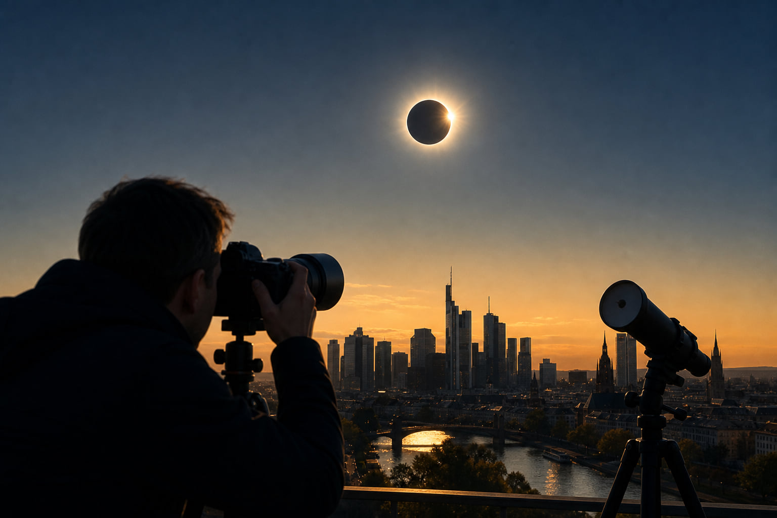 Sonnenfinsternis am 12. August in Frankfurt – So gelingen euch die besten Fotos!
